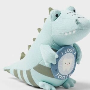 Pillowfort Milestone Alligator 'I Lost a Tooth' Kid's Plush Toy